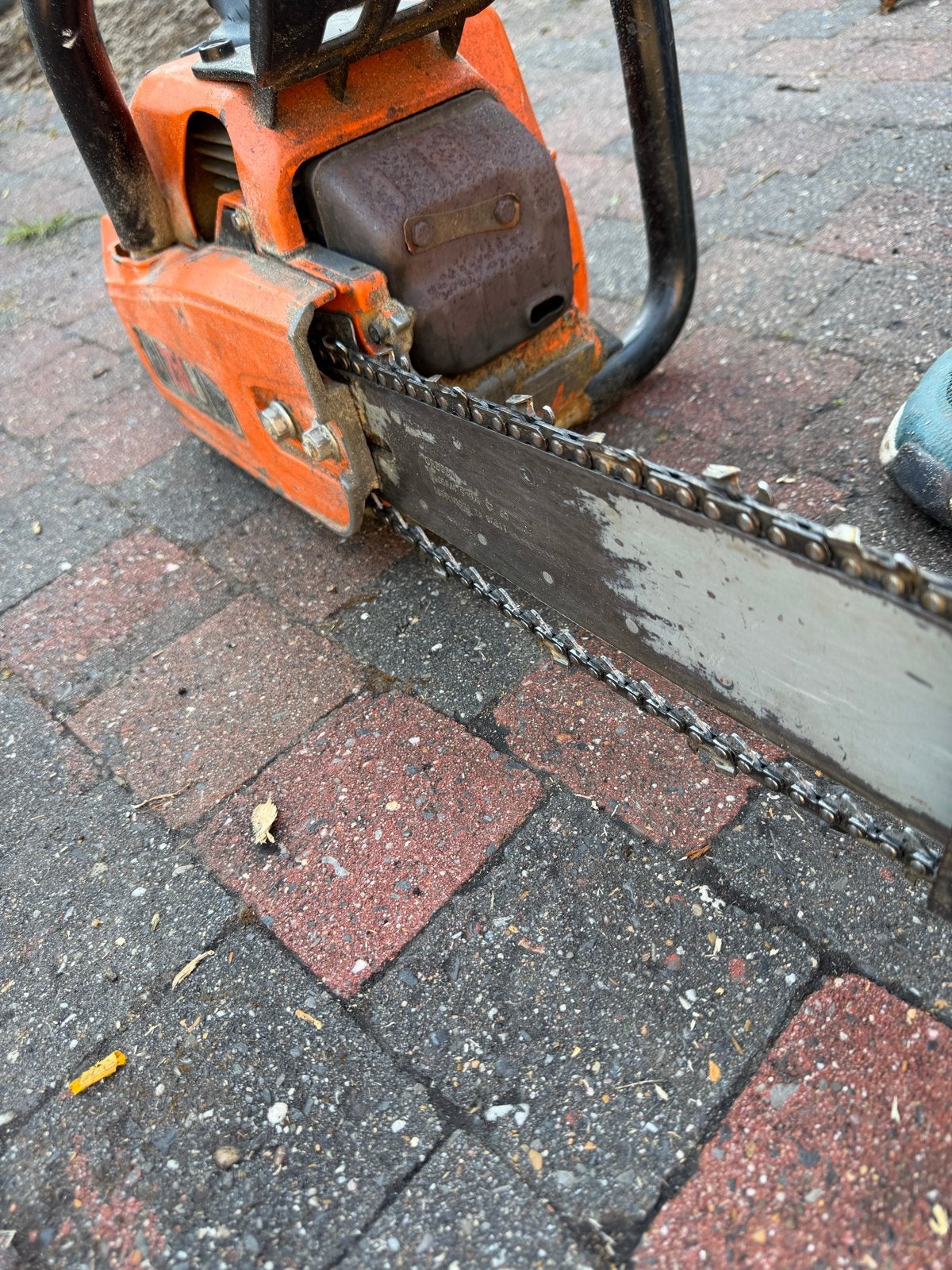 OM Oleo-Mac 250 kettingzaag, Doe-het-zelf en Verbouw, Gereedschap | Zaagmachines, Ophalen, Gebruikt, 70 mm of meer, Kettingzaag