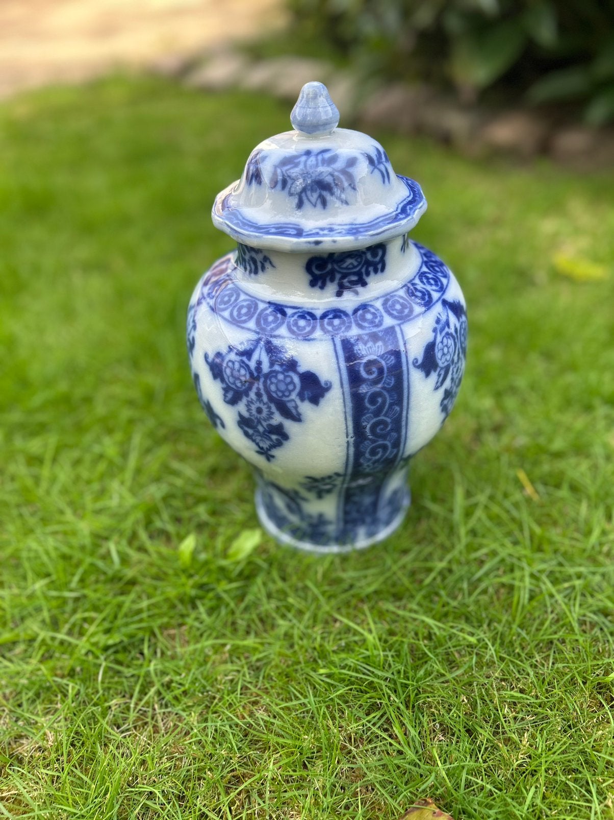 Prachtige delfts blauwe pot, Antiek en Kunst, Antiek | Vazen, Ophalen of Verzenden