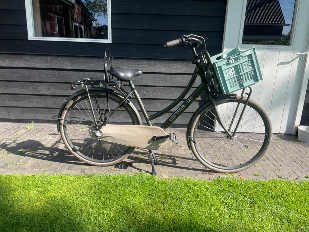 Cortina u4 transportfiets, Fietsen en Brommers, Fietsen | Dames | Damesfietsen, Ophalen, Gebruikt, Terugtraprem, Overige merken