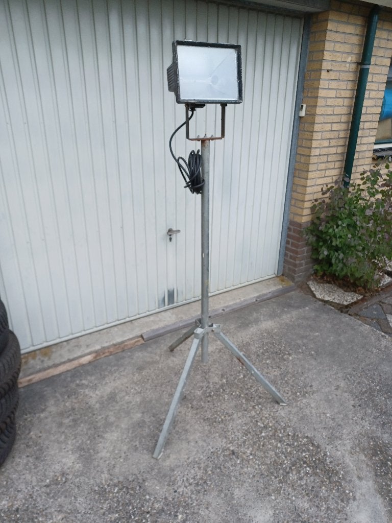 bouwlamp 1000 watt met statief, Doe-het-zelf en Verbouw, Bouwverlichting, Ophalen, Gebruikt, Met statief, Lamp