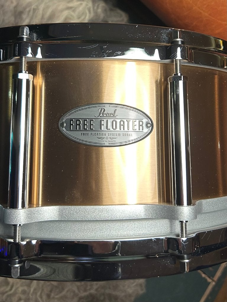 Snare Drums Brass, Copper & Bronze - pre-owned/new, Pearl, Ophalen of Verzenden, Trommel, Drums@hermanjager.nl