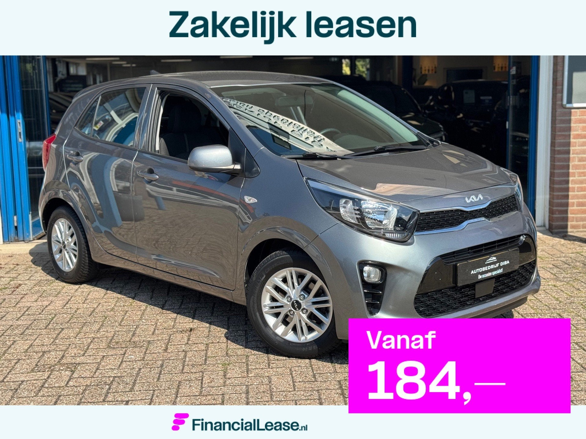 Kia Picanto 1.0 DPi DynamicLine 2022 NAVI AIRCO BTW NAP!, Voorwielaandrijving, Dealer onderhouden, Stof, Gebruikt