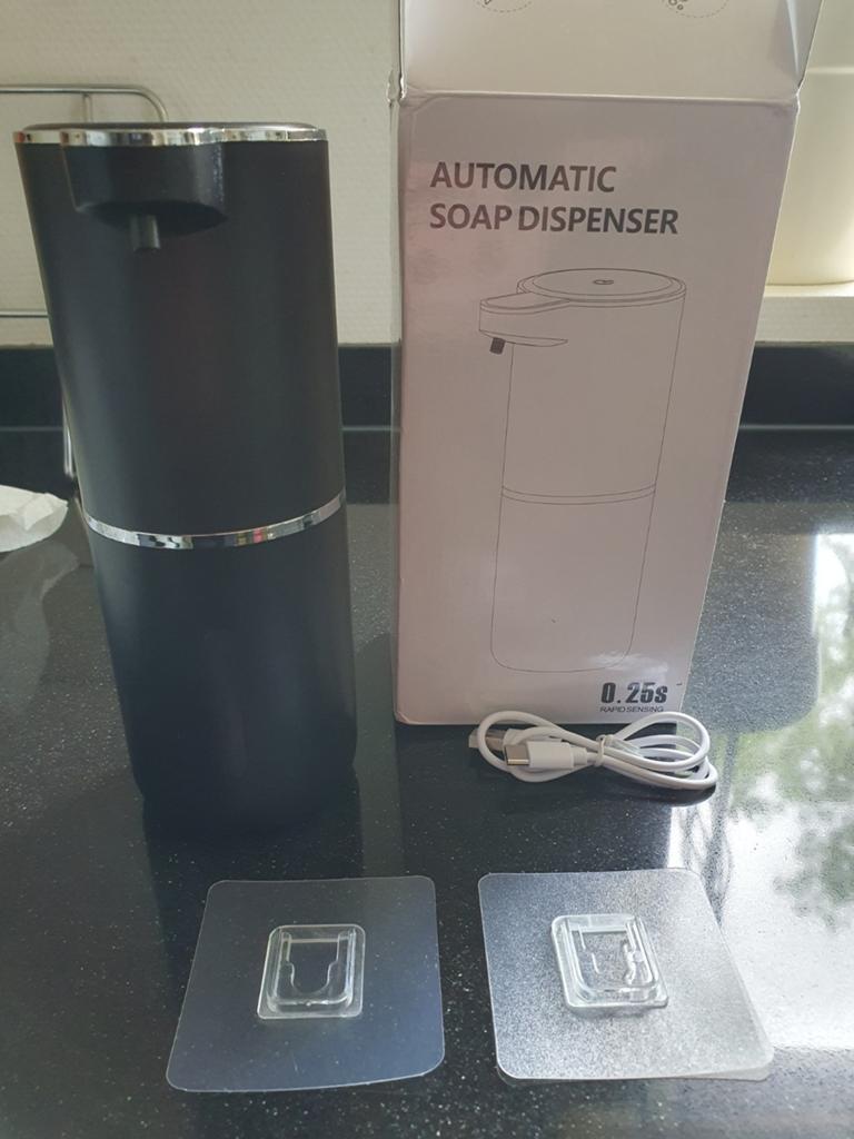 Nieuwe elektrische zeepdispenser, Ophalen of Verzenden, Nieuw, Zwart, Overige typen