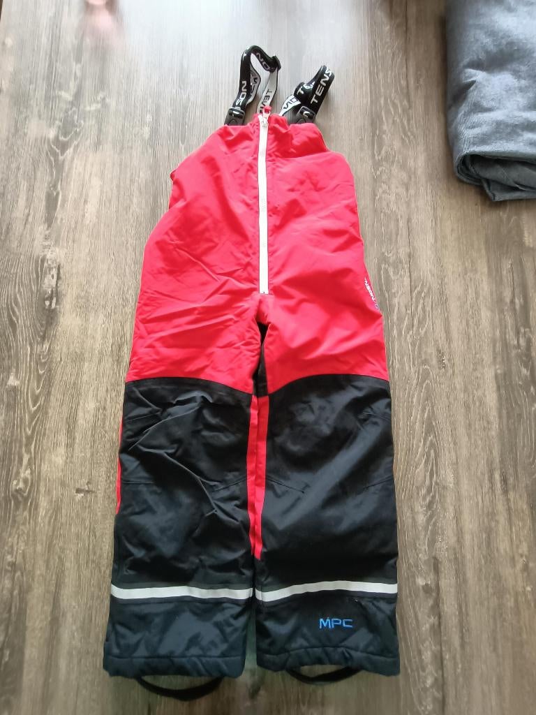 Kinder Ski-broek Rood/zwart maat 122-128, Overige merken, 100 tot 140 cm, Ophalen of Verzenden, Zo goed als nieuw