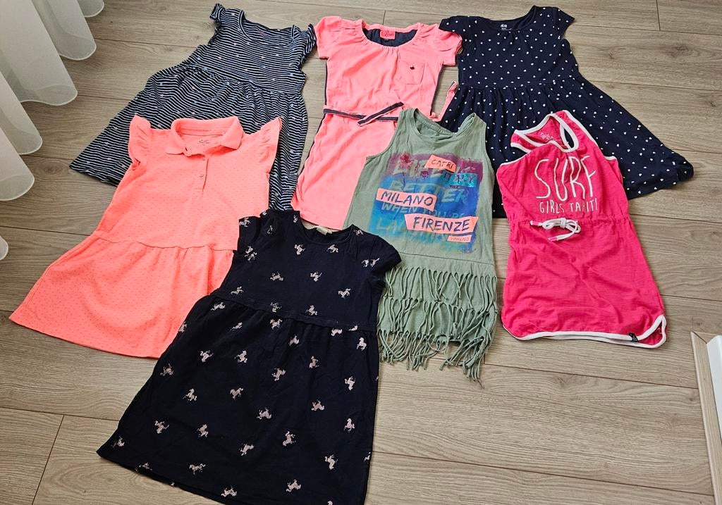 Meisjes kleding maat 122 zomer, Ophalen of Verzenden, Gebruikt, Maat 128