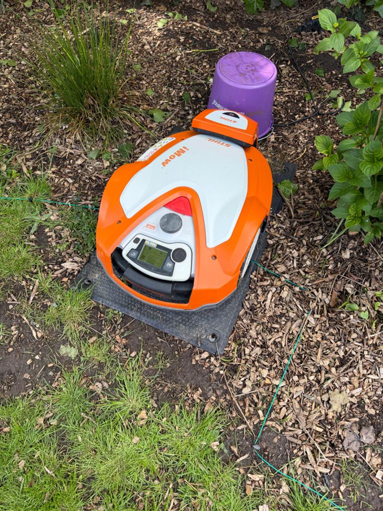Stihl iMow RMI 632 PC Robotmaaier + 100m draad en haringen, Tuin en Terras, Robotmaaiers, Ophalen, Gebruikt, Meer dan 25 cm, Bestuurbaar via app