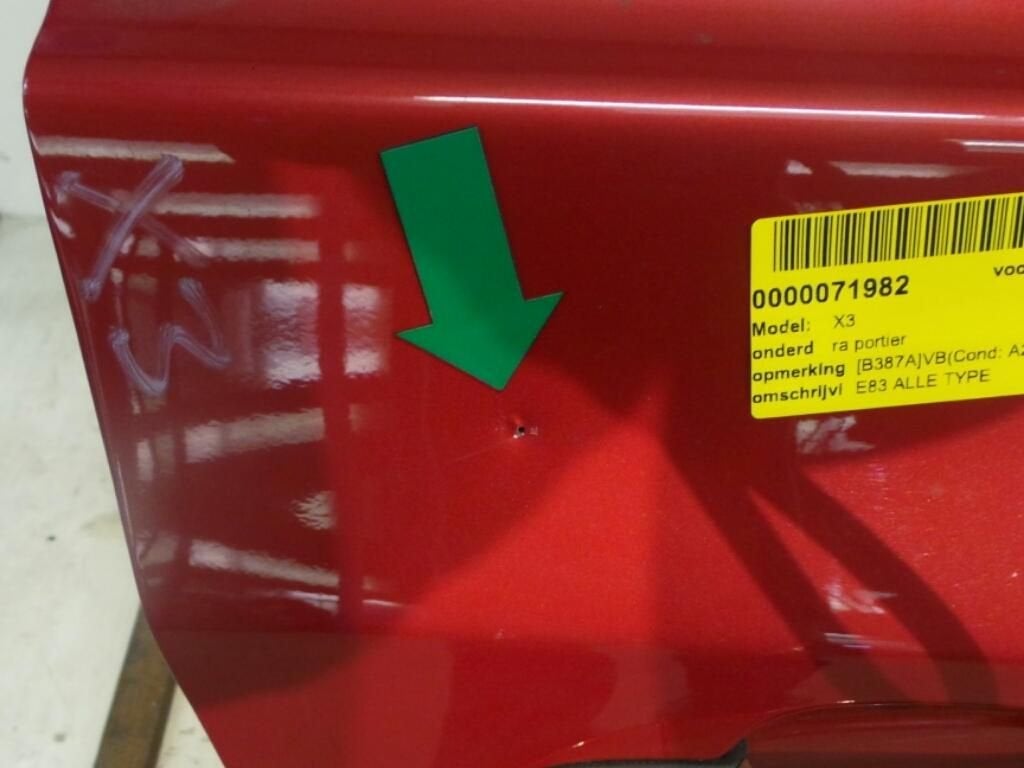 BMW X3 PORTIER RA  2004, Gebruikt, Deur, Achter, Ophalen of Verzenden