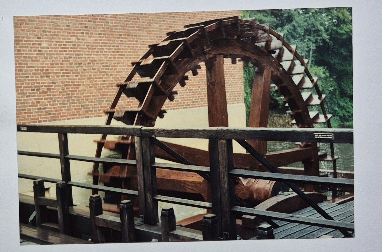 Denekamp ( Ov. ) foto nieuw Rad Watermolen, Verzenden, 1980 tot heden, Foto, Zo goed als nieuw