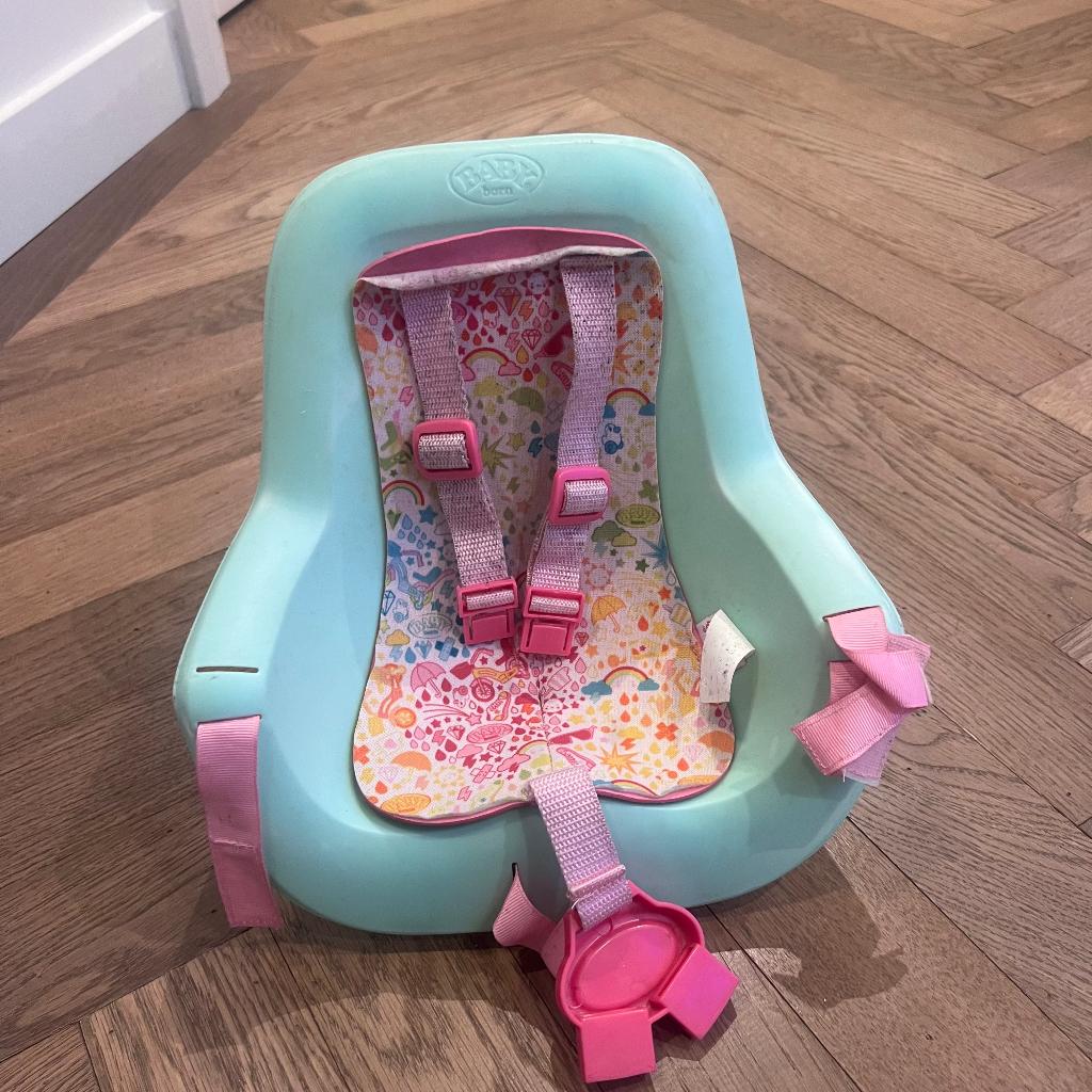 Baby Born fietsstoeltje (Play & Fun), Kinderen en Baby's, Ophalen of Verzenden, Gebruikt, Overige typen
