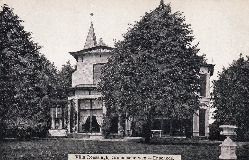 Enschede, Villa., Verzenden, Voor 1920, Ongelopen, Overijssel