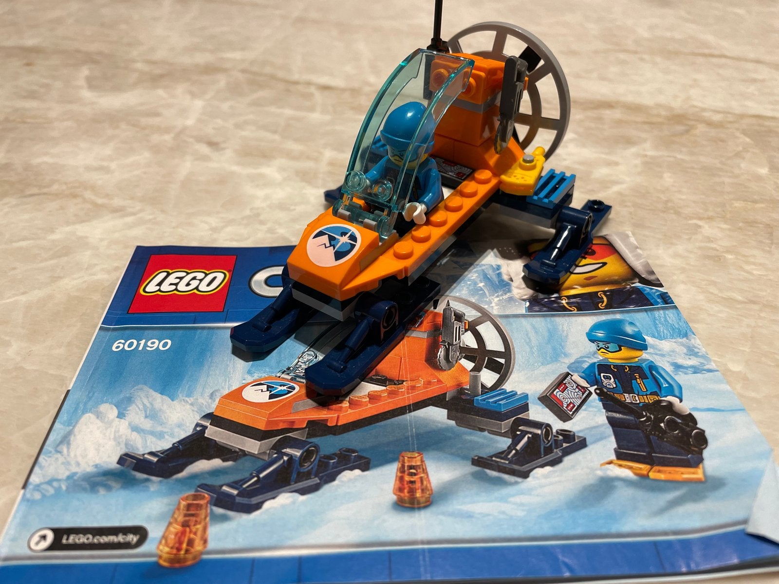 LEGO City Arctische expeditie set 60190 en 60191, Kinderen en Baby's, City, Lego, Ophalen of Verzenden, Zo goed als nieuw