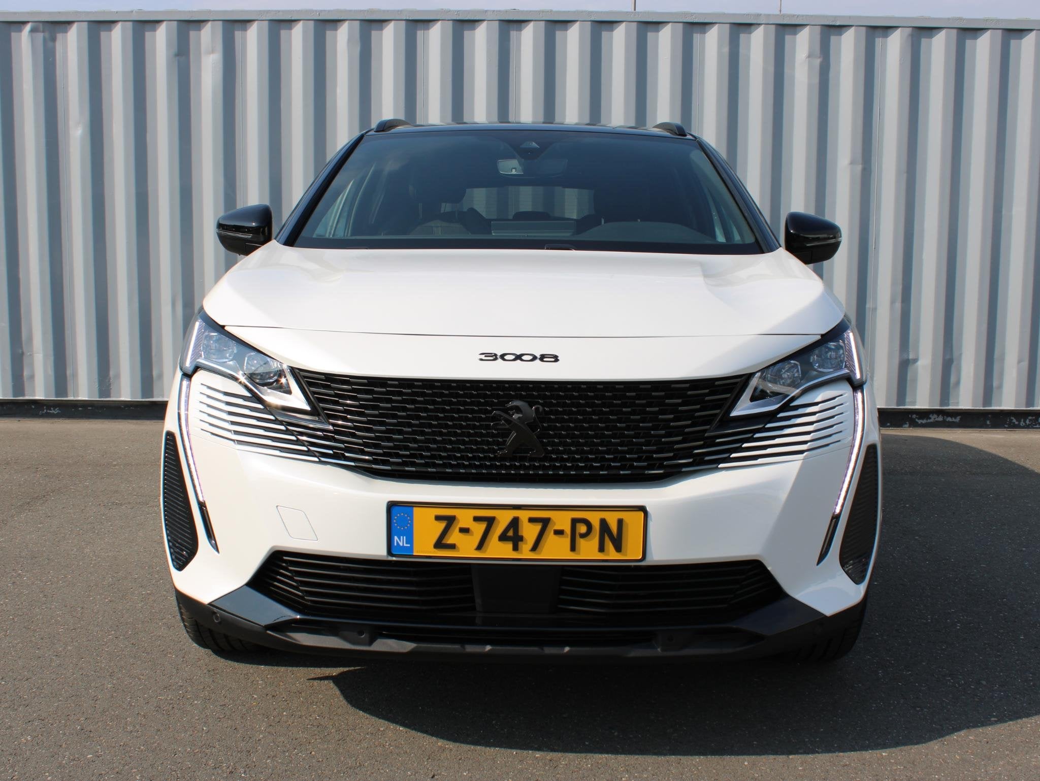 Peugeot 3008 HYBRID 145 GT BLACK PACK, Auto's, Euro 6, 1199 cc, Leder en Stof, Wit