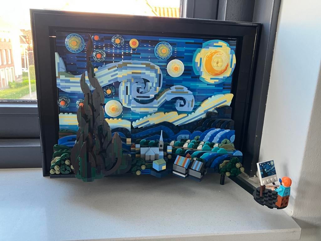 Lego Vincent van Gogh - De sterrennacht - set 21333, Lego, Ophalen of Verzenden, Zo goed als nieuw, Inclusief instructies