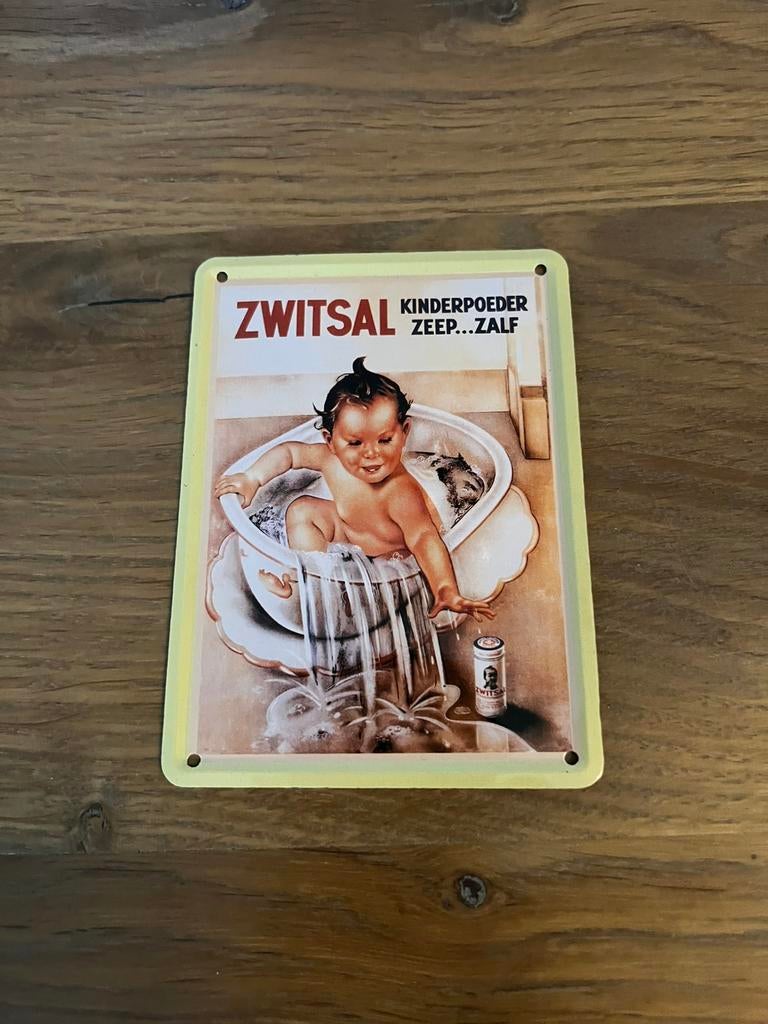 Mini reclamebord Zwitsal, Ophalen of Verzenden, Nieuw, Reclamebord