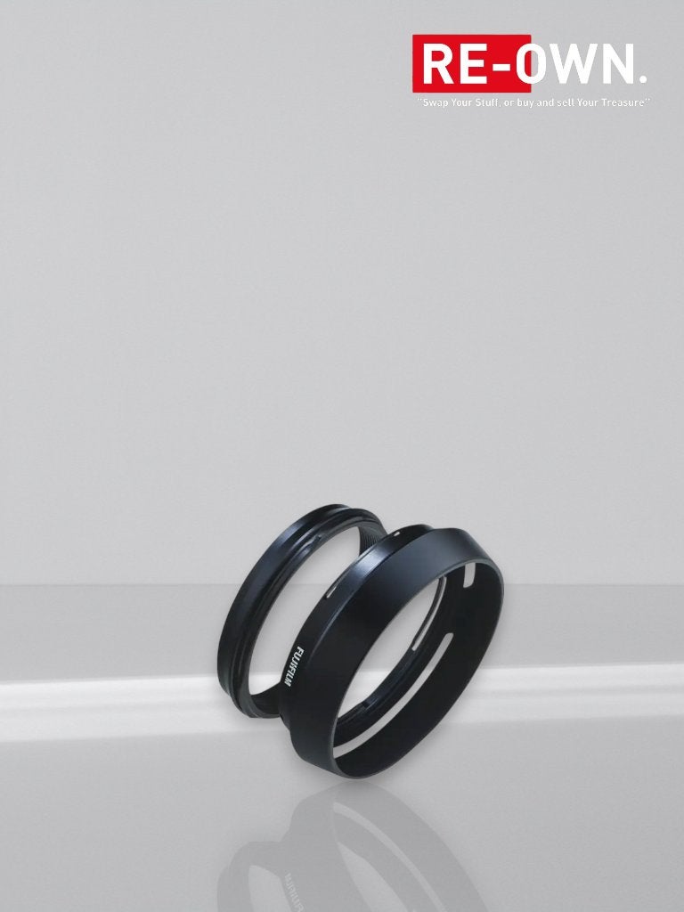 Fujifilm X100 lens hood en lh-x100 adapterring Zwart (+doos), Audio, Tv en Foto, Fotografie | Fotostudio en Toebehoren, Zo goed als nieuw