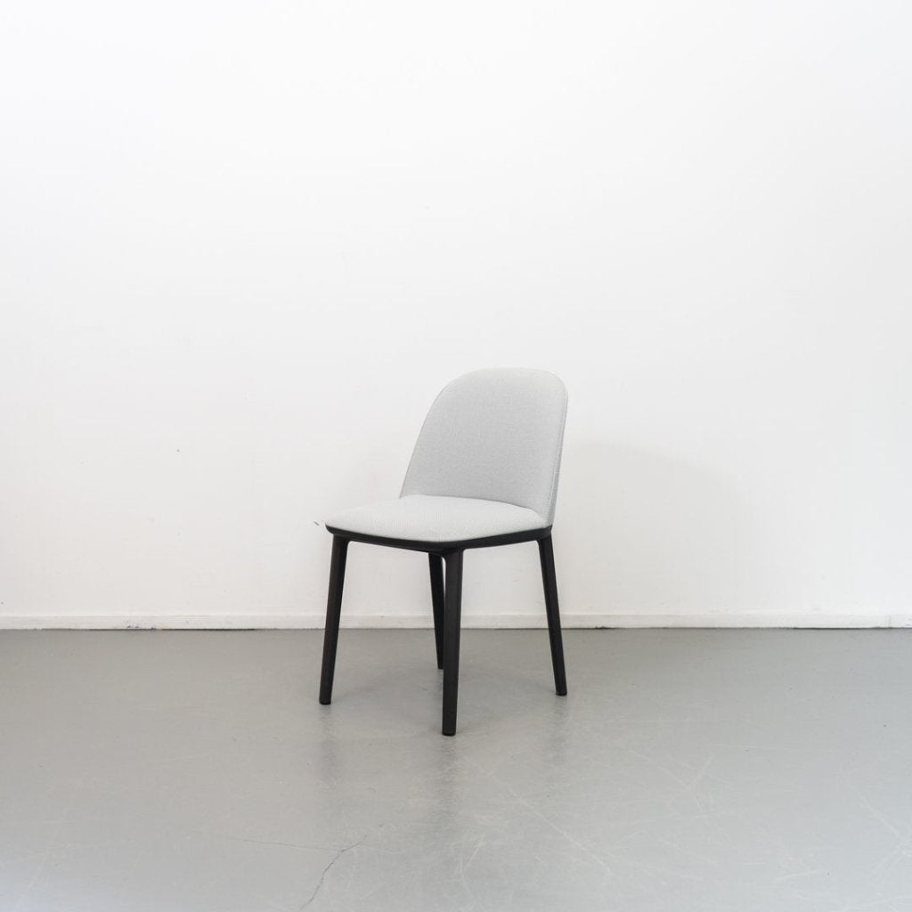 Vitra Softshell Stoel Ice Blue Stof - Zwart, Niet ingevuld, Zo goed als nieuw, Niet ingevuld, Niet ingevuld