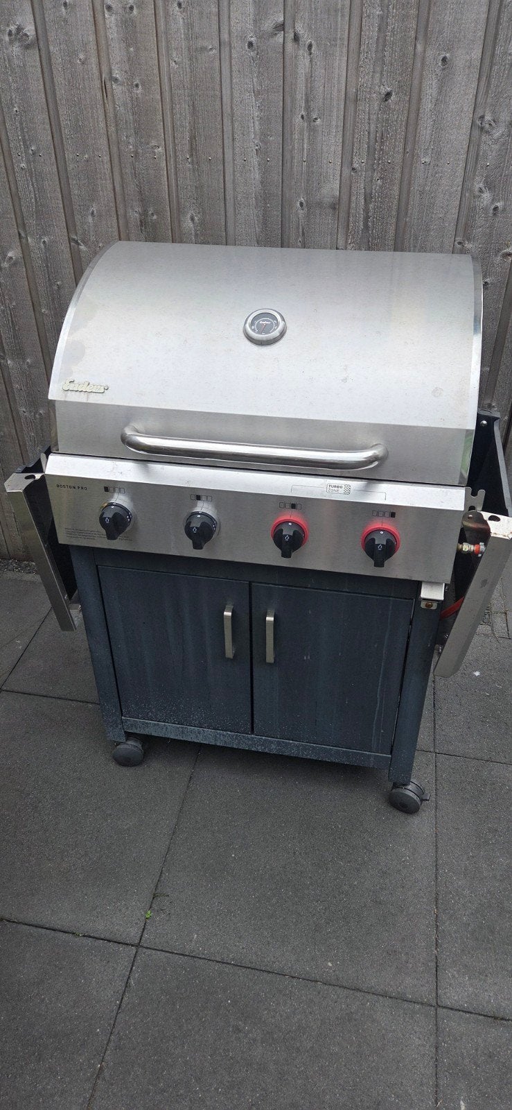 Gebruikte Boston gasbarbecue met 4 branders, Tuin en Terras, Ophalen, Gebruikt, Boston