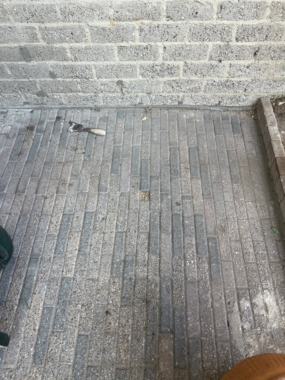 Ca 15m2 betonnen waaltjes gratis af te halen, Tuin en Terras, Ophalen, Gebruikt, Klinkers, 10 m² of meer