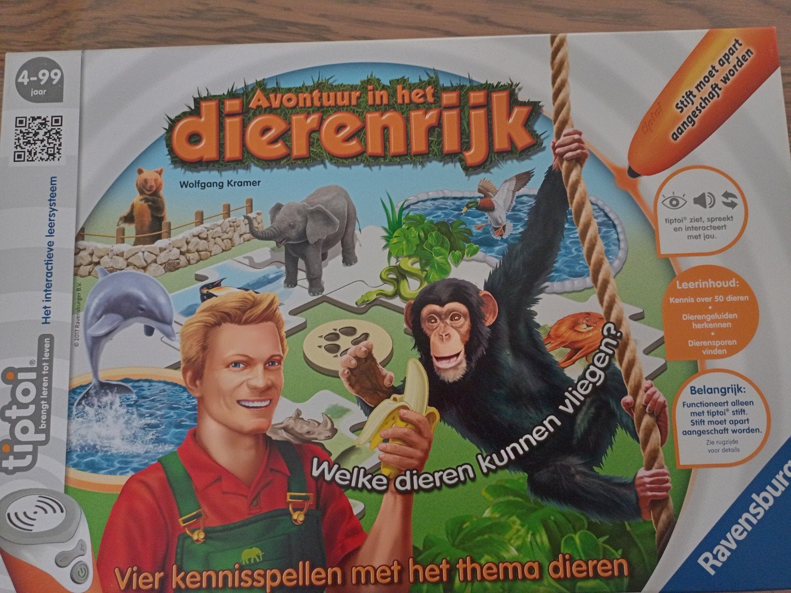 Tiptoi spel Avontuur in het dierenrijk, Kinderen en Baby's, Speelgoed | Educatief en Creatief, Ophalen, Gebruikt, Ontdekken, Met geluid