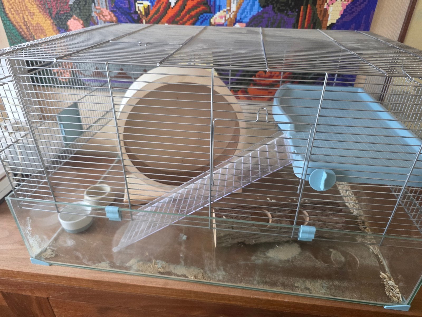 Hamsterkooi, Kooi, Gebruikt, Hamster, 75 tot 110 cm