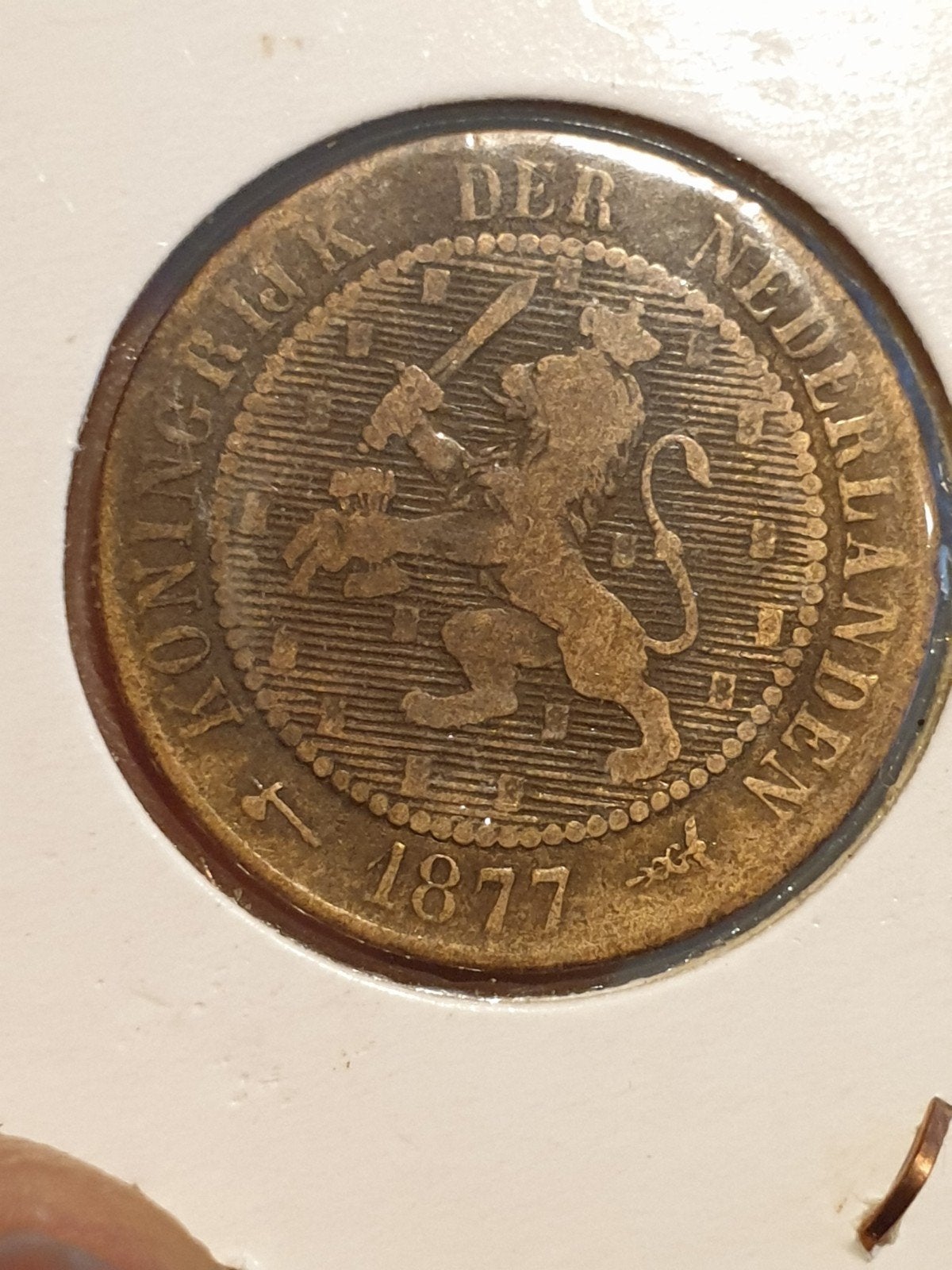 2.5 cent 1877 (05), Ophalen of Verzenden, Koning Willem III
