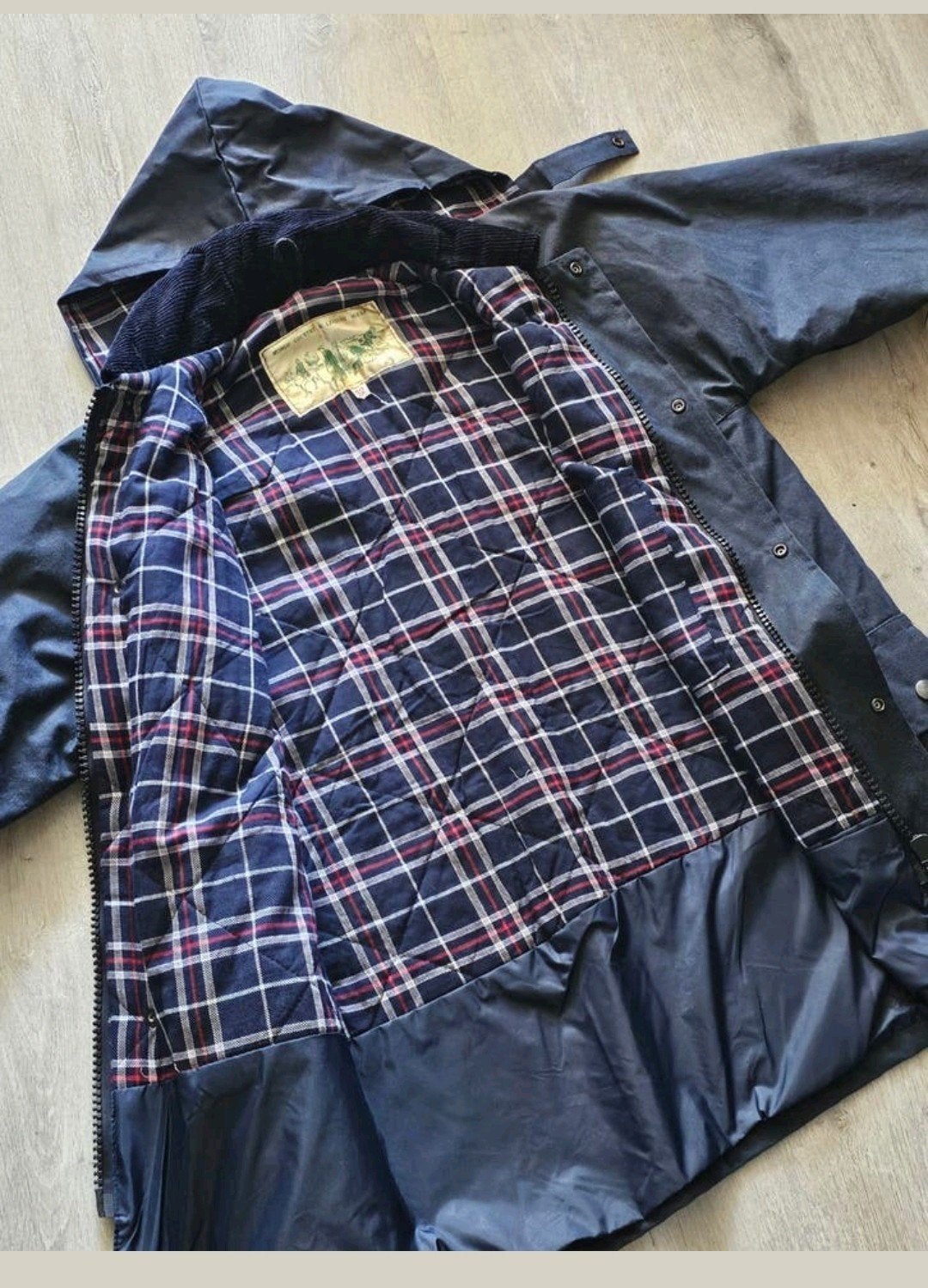 Nieuwe Mongo waxjas in maat 32. 40 42, Kleding | Dames, Maat 38/40 (M), Blauw, Nieuw, Mongo