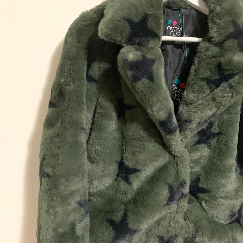 Even&Odd sterren imitatiebontjas maat Xs, Kleding | Dames, Jassen | Winter, Verzenden