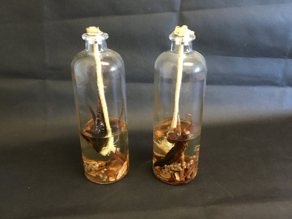 Nieuwe olielampen, nooit gebruikt!, Ophalen of Verzenden, Nieuw, Meerkleurig, Glas