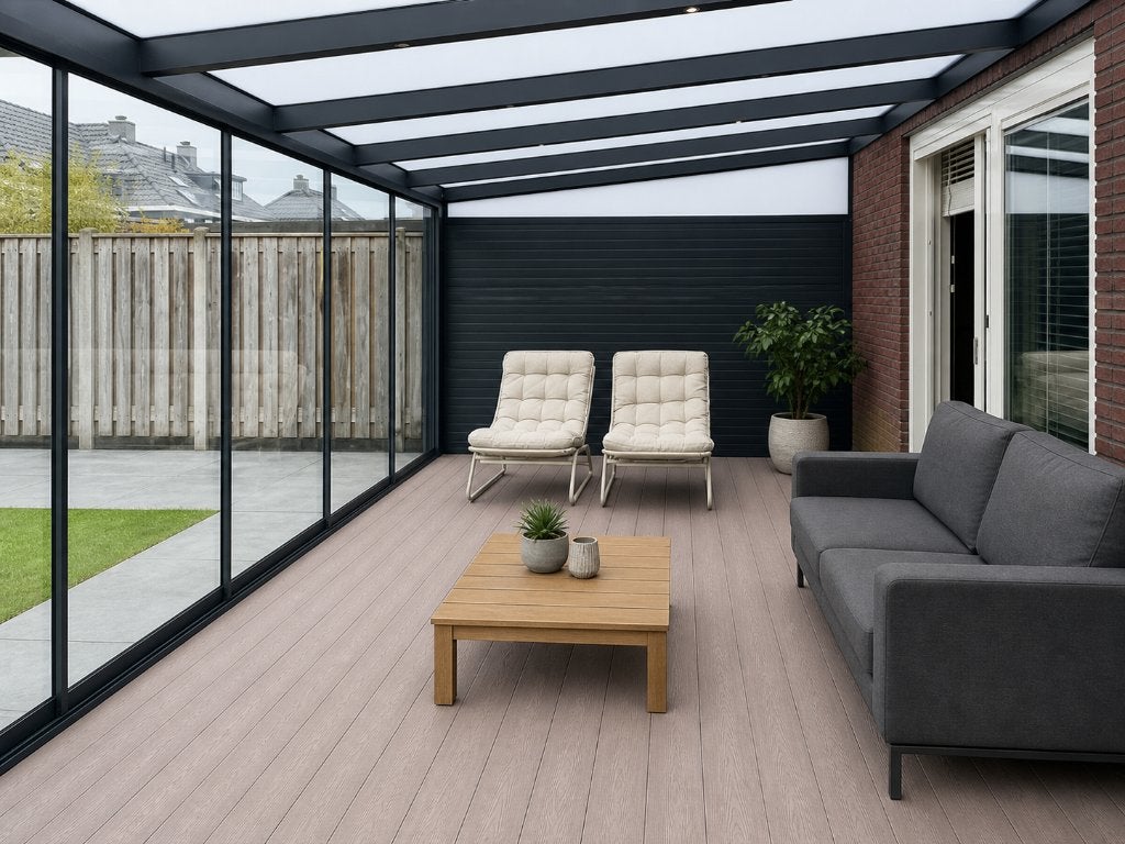 Vlonderplanken - composiet - voordelig - voorraad - bezorgd, Ophalen of Verzenden, Nieuw, Hout