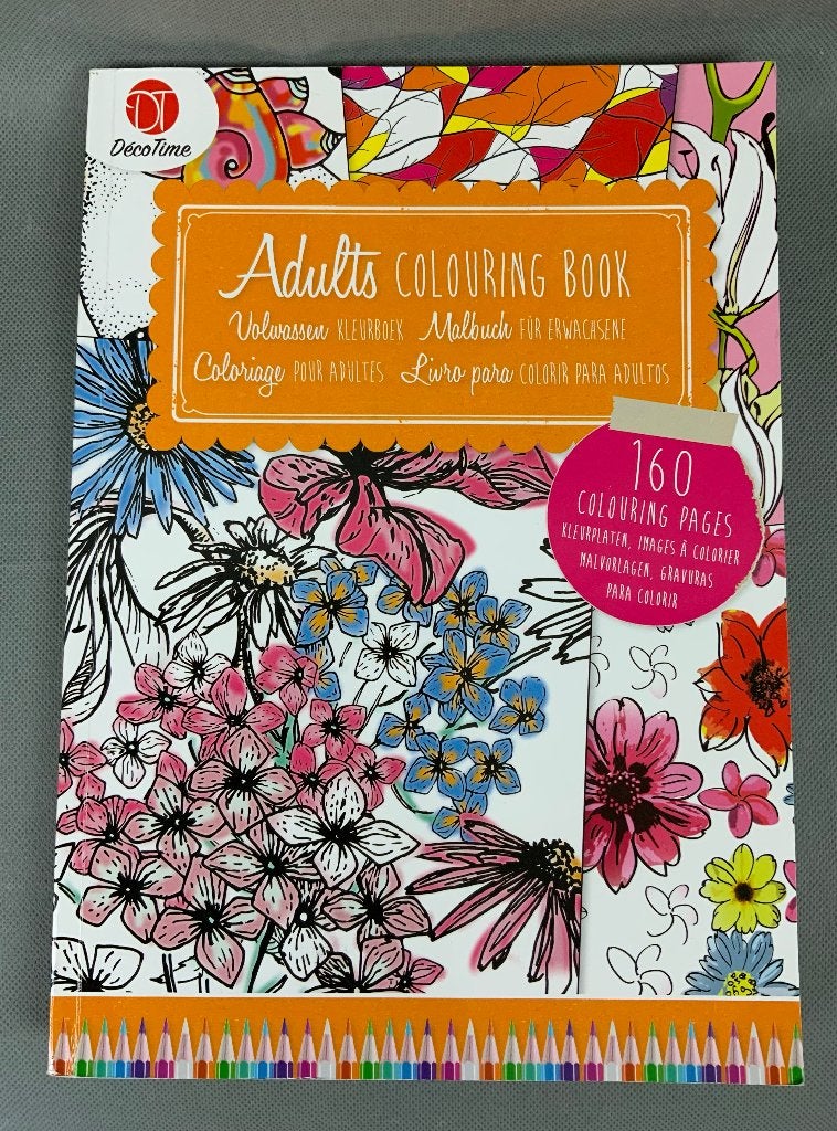DecoTime kleurboek voor volwassenen, Ophalen of Verzenden, Gebruikt, Papier, Schets- of Tekenboek