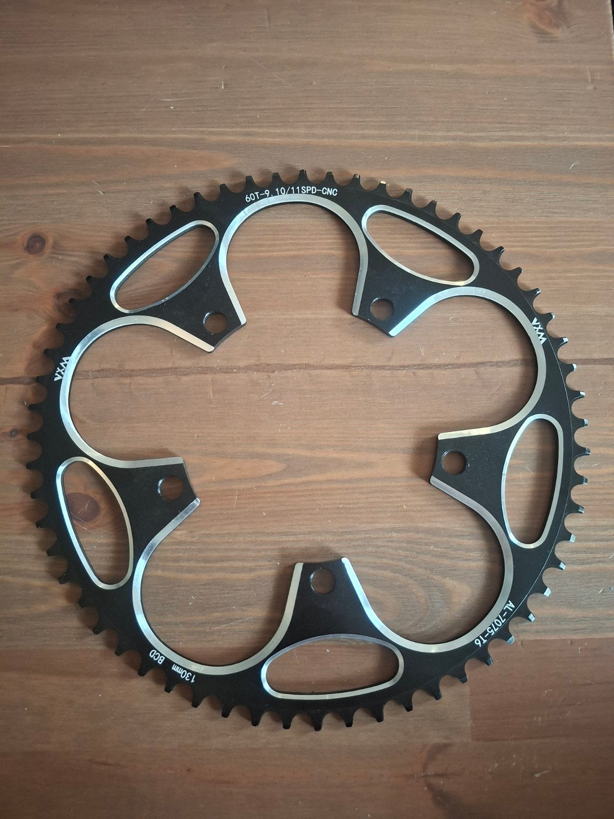 Nieuw VXM 60T  Tandwiel 130mm BCD, Crankstel of Pedalen, Racefiets, Nieuw, Ophalen of Verzenden