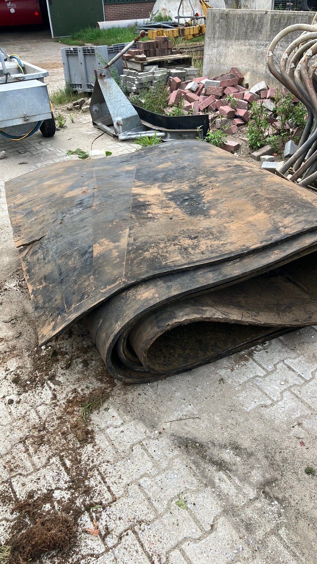 Rubbermatten / mijnbanden, Dieren en Toebehoren, Stalling