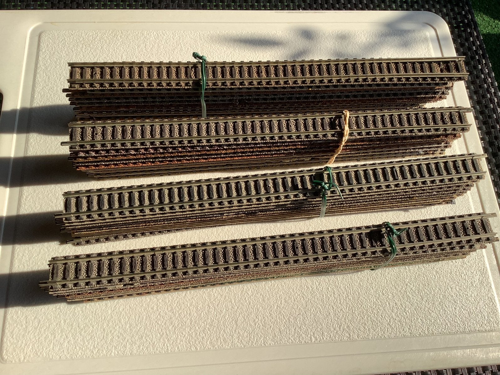 Fleischmann rails no 9100 n spoor 10 rails voor €10.00, Gelijkstroom, Fleischmann, Rails, Ophalen of Verzenden