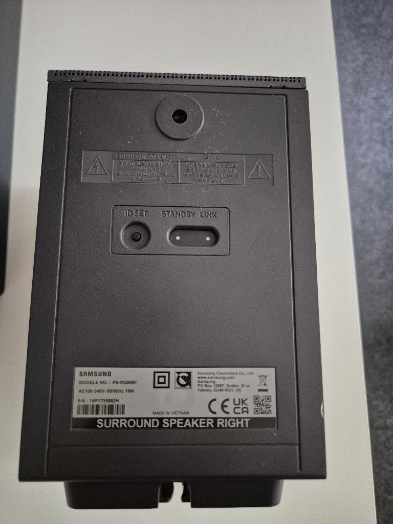 Samsung surround speaker rechts, Zo goed als nieuw, Minder dan 60 watt, Front, Rear of Stereo speakers, Ophalen