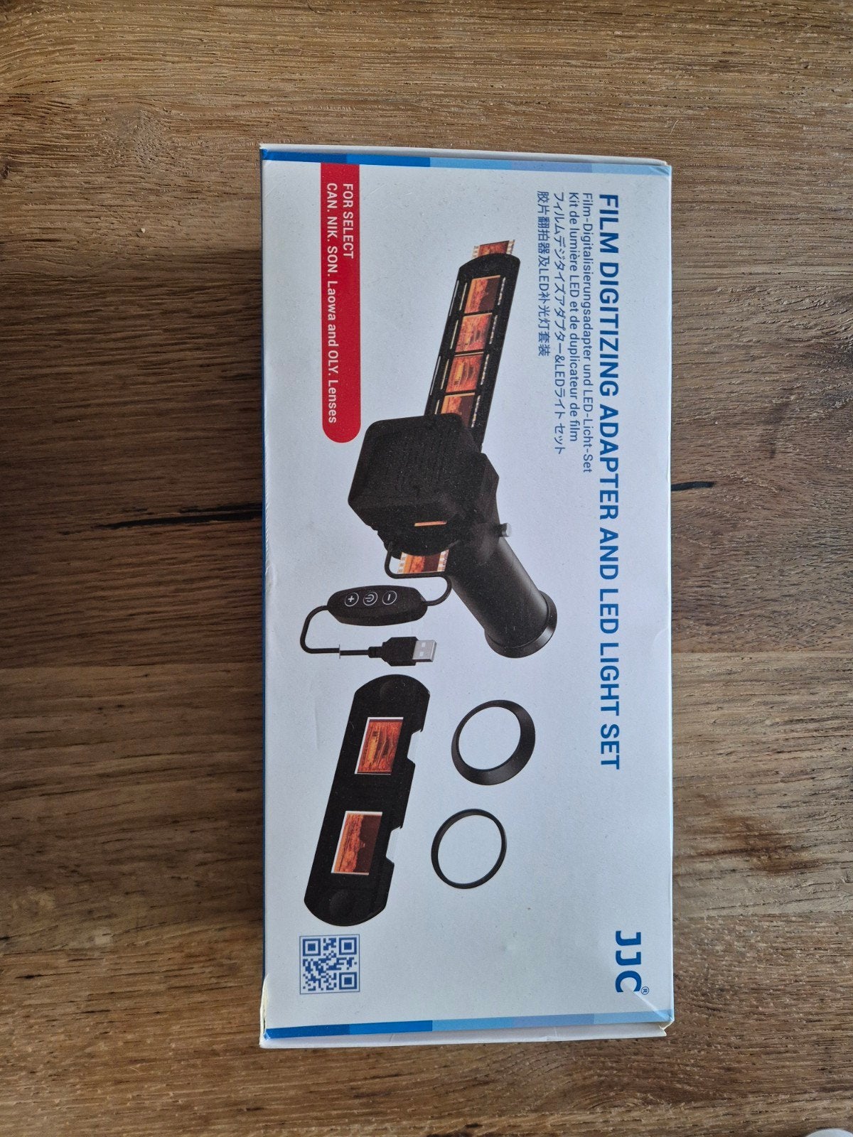 JJC Film Digitaliseringsadapter & LED Licht Set, Ophalen of Verzenden, Zo goed als nieuw, Overige merken, Overig typen