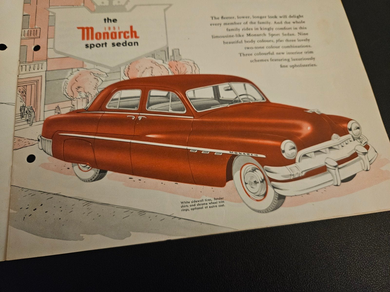 Brochure Monarch 1951, Ophalen of Verzenden, Zo goed als nieuw, Overige merken