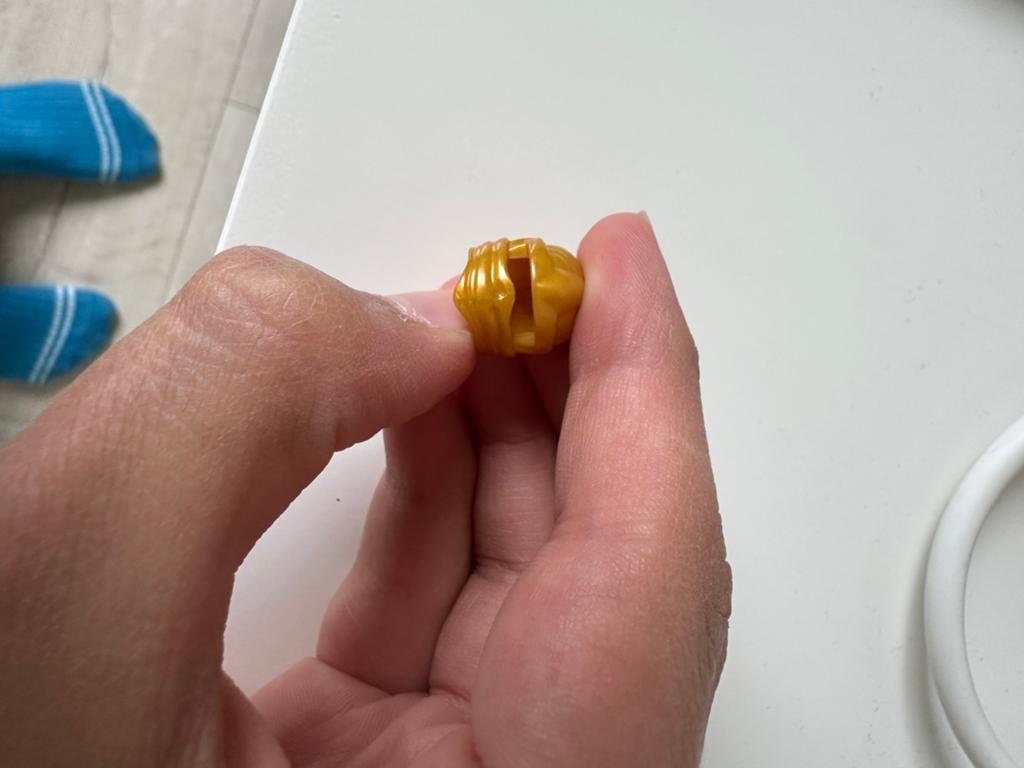 Golden ninja mask lego ninjago, Verzenden, Lego, Accessoire, Zo goed als nieuw