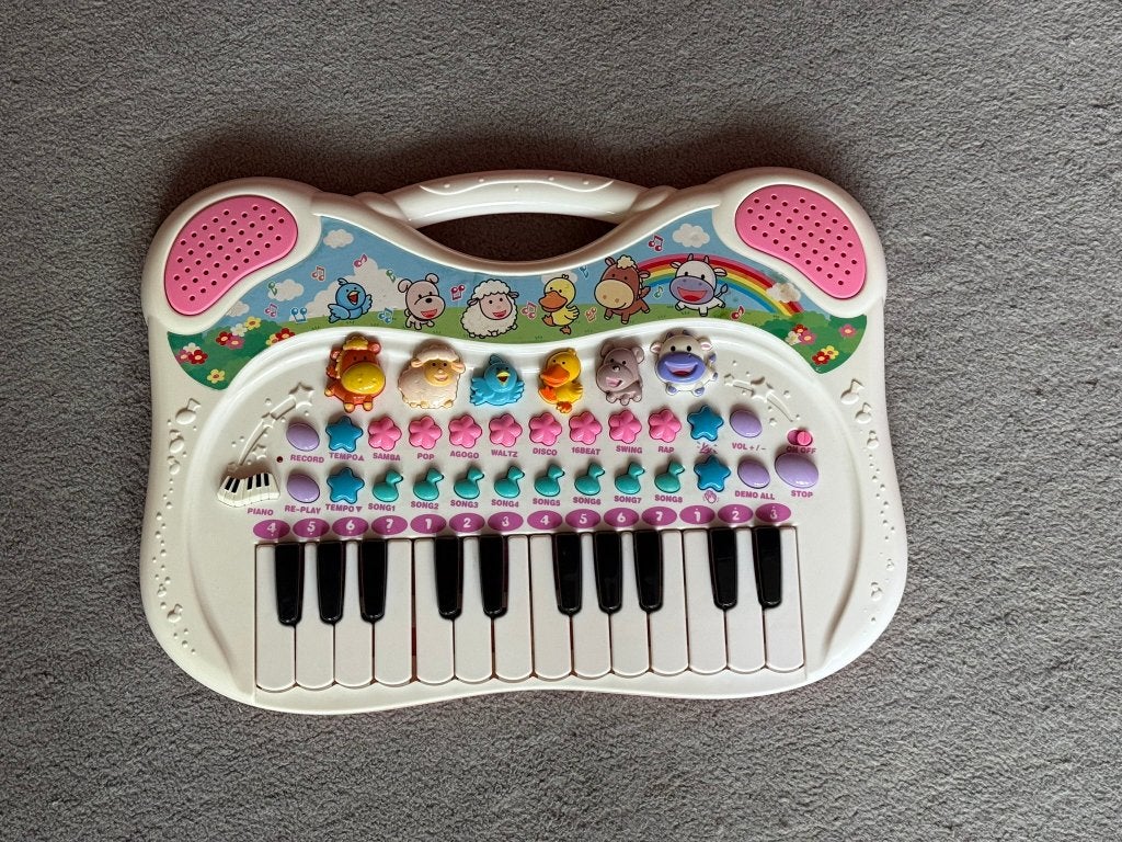 Fisher Price piano, Ophalen of Verzenden, Gebruikt, Overige typen, Met geluid