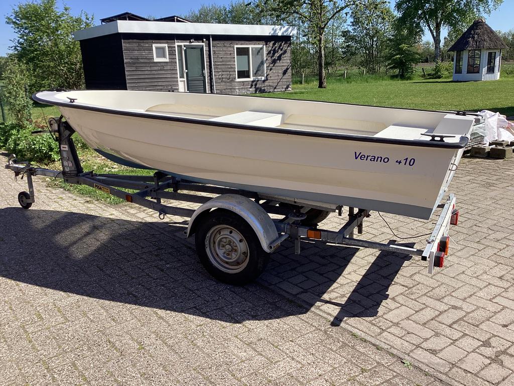 Verano 410 gewijzigd 9 mei 2 stuks, Watersport en Boten, Ophalen, Tot 10 pk, Aluminium, Zo goed als nieuw