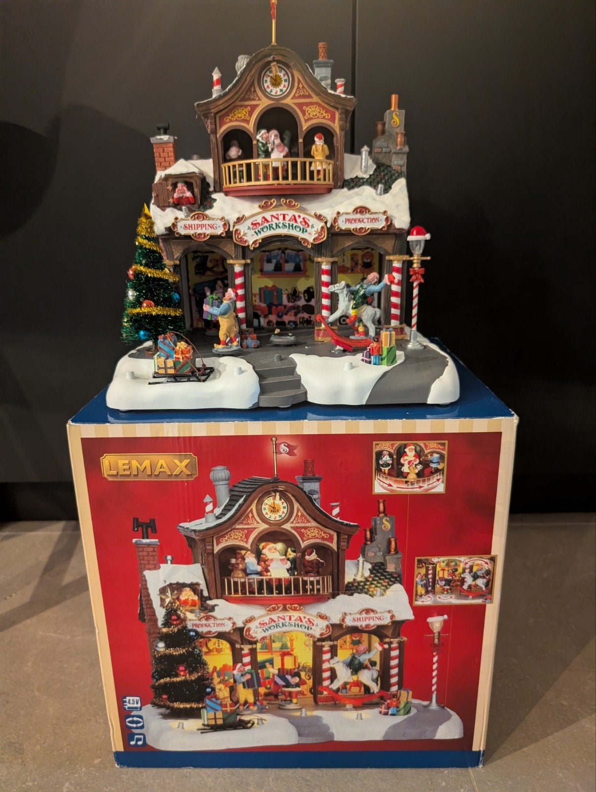 Lemax Santa workshop, Ophalen of Verzenden, Gebruikt