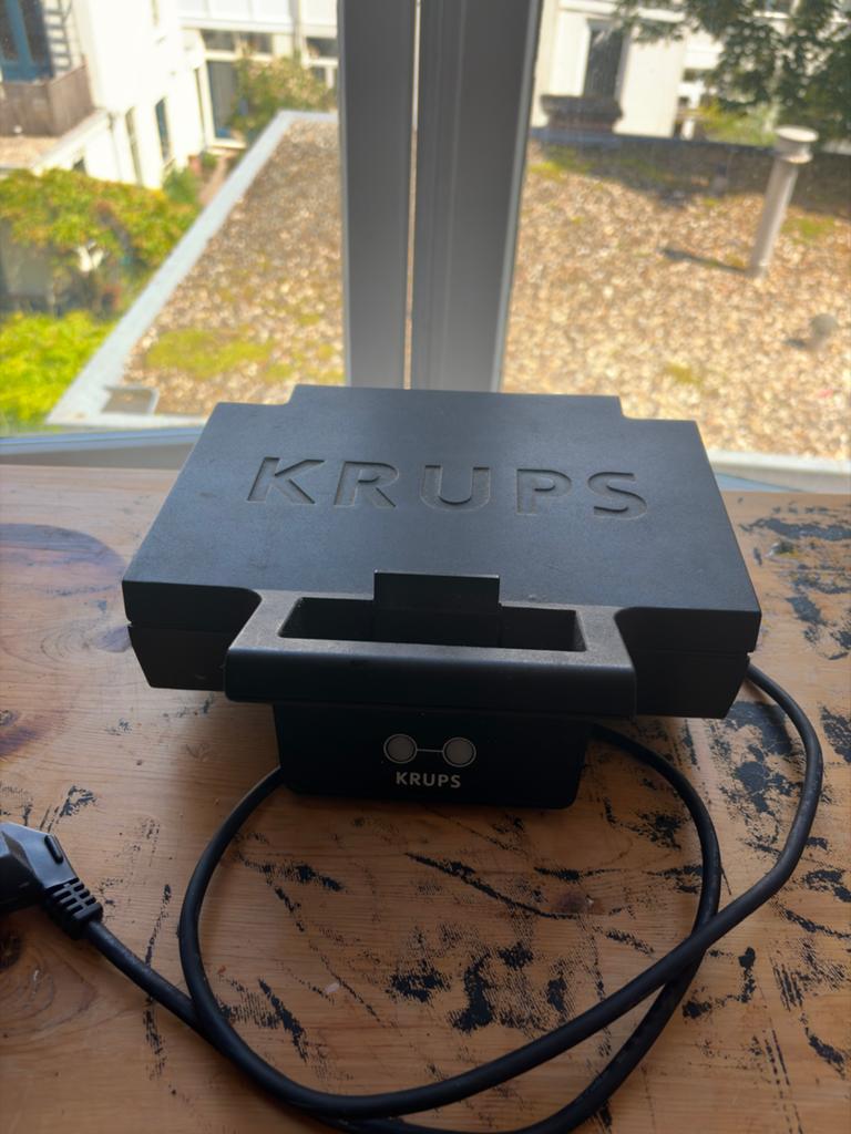 Krups tosti, Witgoed en Apparatuur, Wafelijzers, Ophalen of Verzenden, Gebruikt