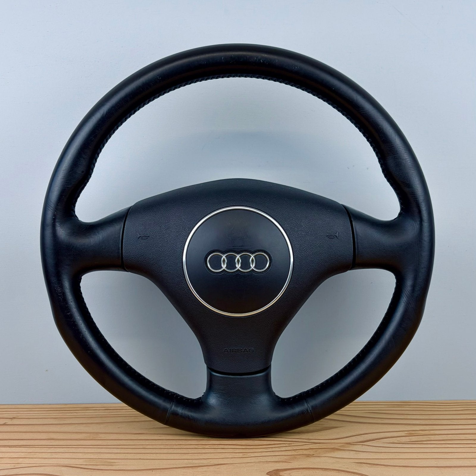 Leren sportstuur Audi A2 / A3 / A4 / A6 als nieuw + airbag, Ophalen of Verzenden, Audi
