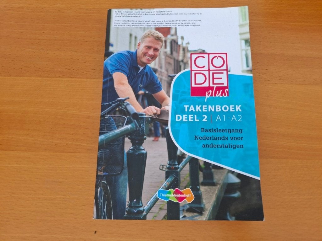 Code plus Takenboek deel 2 A1-A2 – Basisleergang Nederlands, Ophalen of Verzenden, Alpha, Gelezen