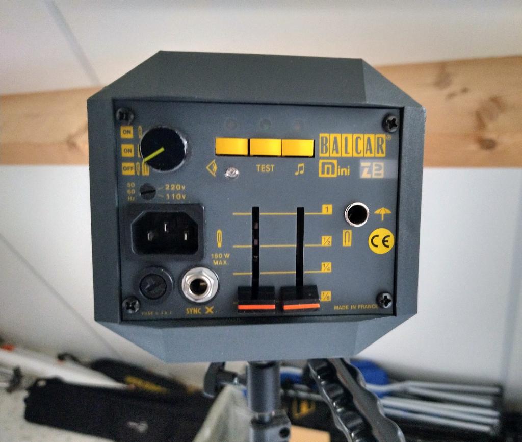 Balcar studio flitsers met toebehoren, Audio, Tv en Foto, Ophalen, Gebruikt, Overige merken, Kantelbaar