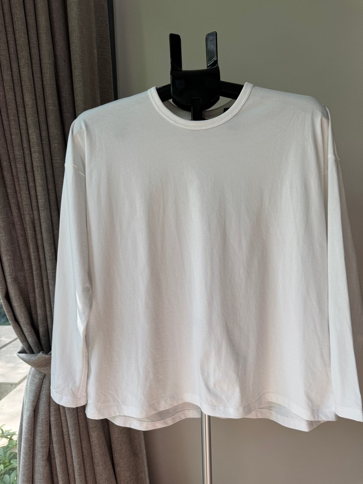 Nieuw Uniqlo Airism Wit Lange Mouw Crew Neck Shirt, Kleding | Heren, T-shirts, Ophalen of Verzenden, Nieuw, Maat 48/50 (M), Wit