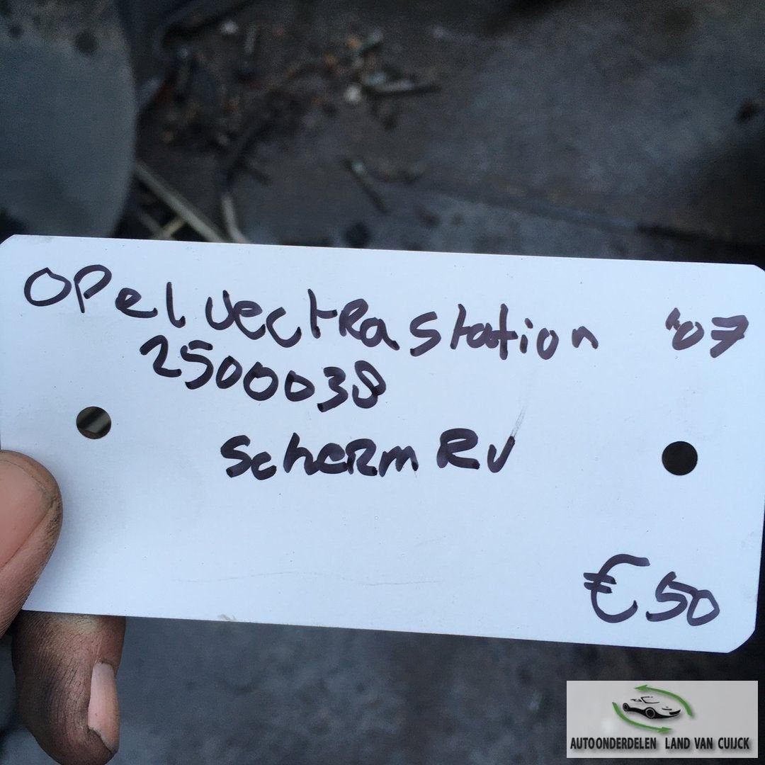 Opel Vectra C station 2007 Wagennr 2500038   Voorscherm Rech, Gebruikt, -, -, Ophalen of Verzenden