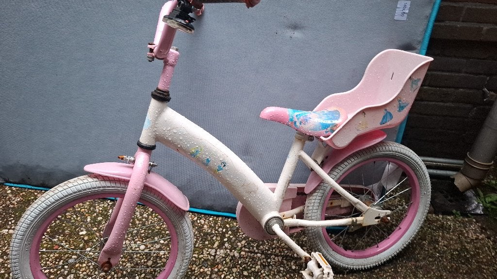 Kinderfietsje, Ophalen, Terugtraprem, Gebruikt, Onbekend
