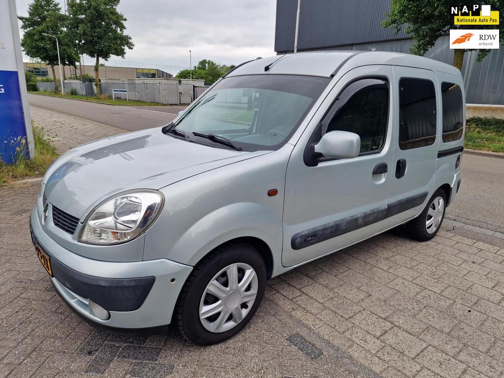 Renault Kangoo 1.6-16V Privilège Automaat, Minicamper, Apk,, Buscamper of Camperbus, Airbags, Airconditioning, Benzine