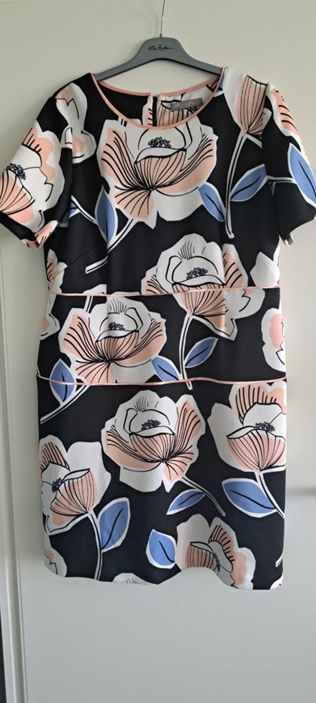 Christian Berg Jurk Maat 46 met onderrok - Zeer Goede Staat, Kleding | Dames, Zwart, Maat 46/48 (XL) of groter, Ophalen of Verzenden