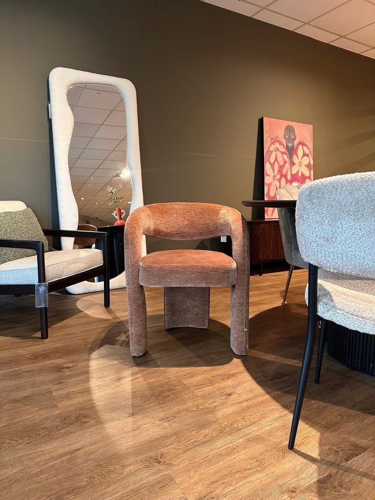 2x Eetkamerstoel Soho Be Straight stof, kleur Mocha Mousse, Huis en Inrichting, Stoelen, Ophalen, Twee, Overige kleuren, Zo goed als nieuw